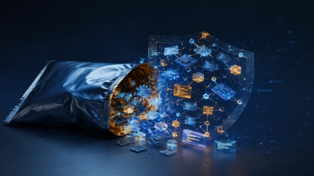 Pacchetto dal quale emergono componenti e dipendenze software