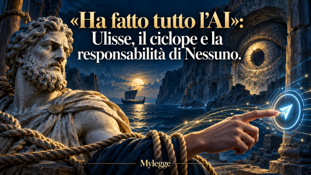 Ulisse, il ciclope e un’interfaccia digitale: chi autorizza le azioni di un agente AI?